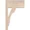 Ekena Millwork Olympic Block Smooth Outlooker, Douglas Fir, 7 1/2"W x 14"D x 22"H OUT08X14X22OLY05SDF - alternate 2